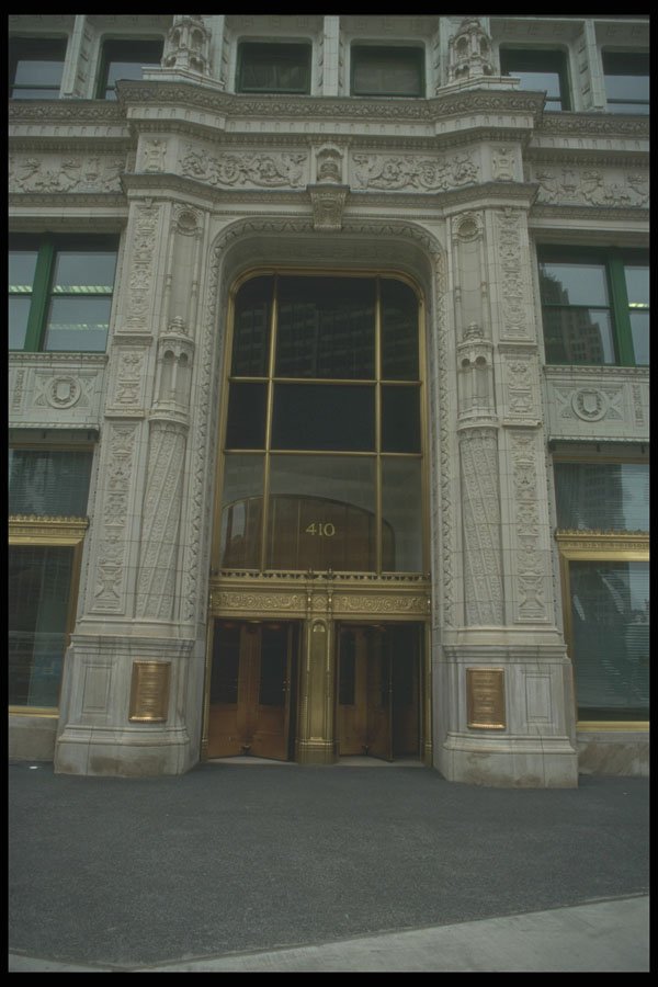 212030 Entrance, Wrigley Building, N. Michigan Ave. A4 Photo Print