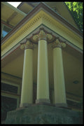 212038 Victorian Column Details, Oak Park A4 Photo Print