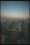 212040 Chicago Skyline Looking South From John Hancock Center A4 Photo Print