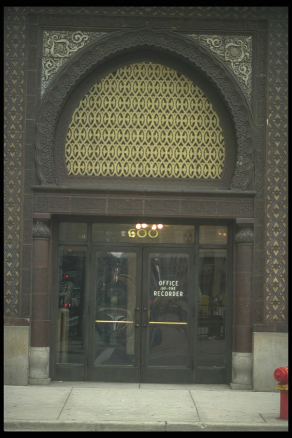 212041 Entrance, Medinah Temple, N. Wabash Ave. A4 Photo Print