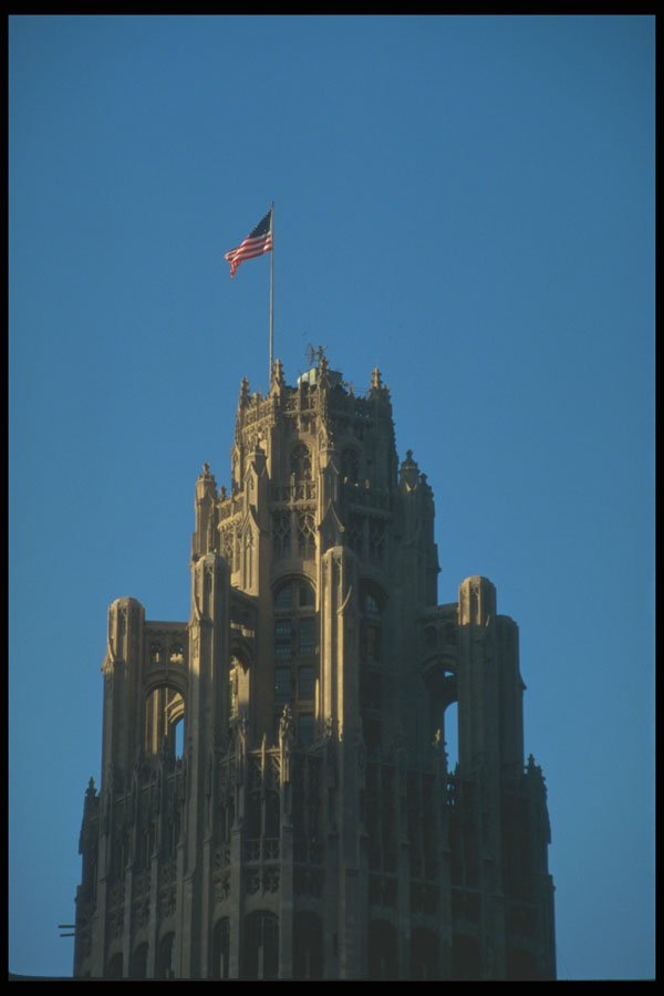212043 Tribune Tower, N. Michigan Ave. A4 Photo Print