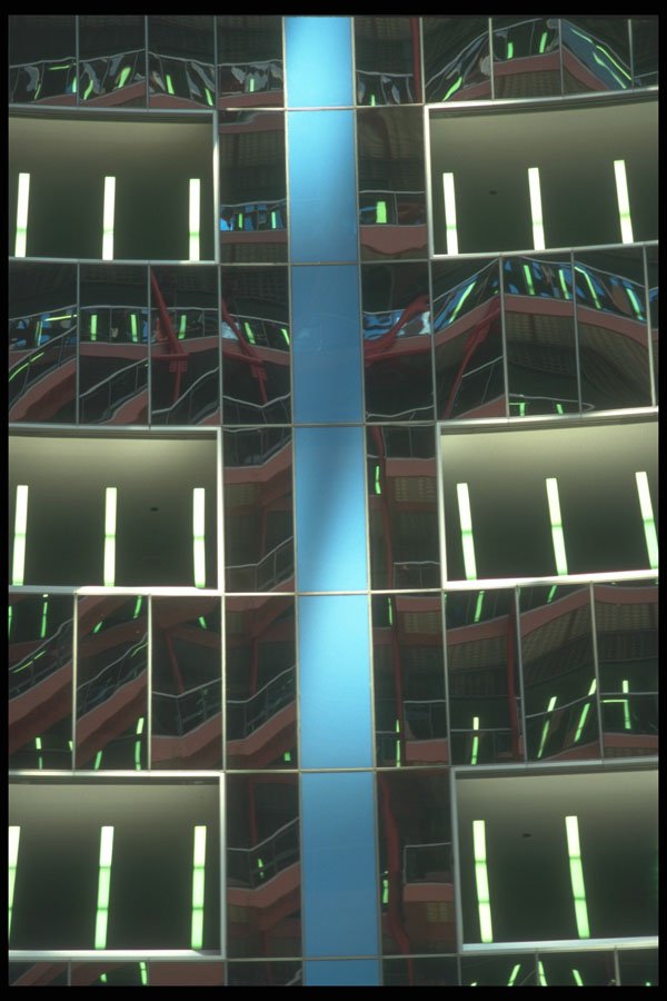 212045 Interior Details, State Of Illinois Center, Randolf St. A4 Photo Print