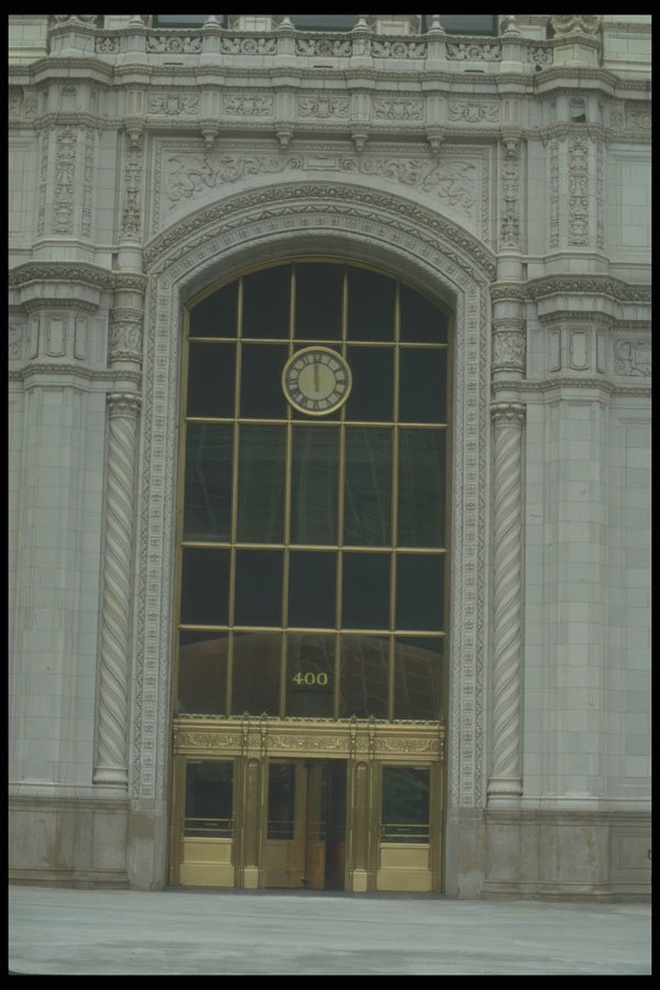 212046 Entrance, Wrigley Building, N. Michigan Ave. A4 Photo Print