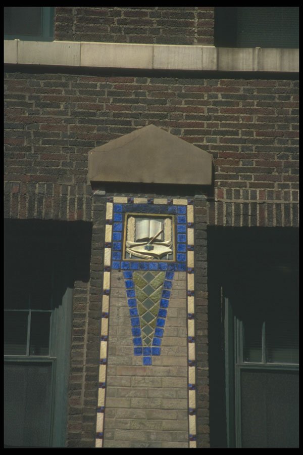 212053 Pilaster Detail, Second Franklin Building, Dearborn St. A4 Photo Print