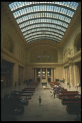 212054 Interior, Union Station, S. Canal St. A4 Photo Print