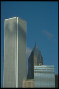 212055 Amoco Building And Prudential Plaza A4 Photo Print