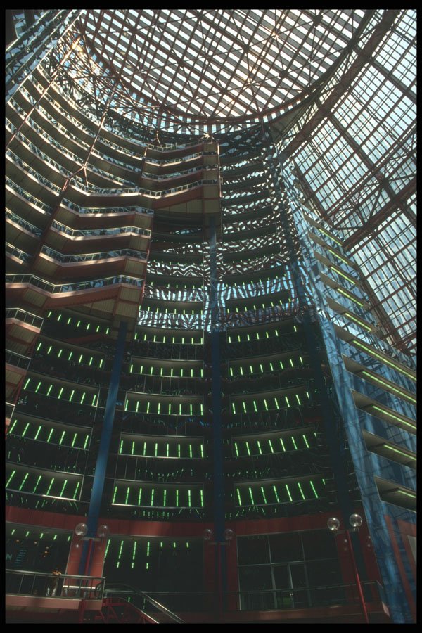212056 Interior, State Of Illinois Center, Randolf St. A4 Photo Print
