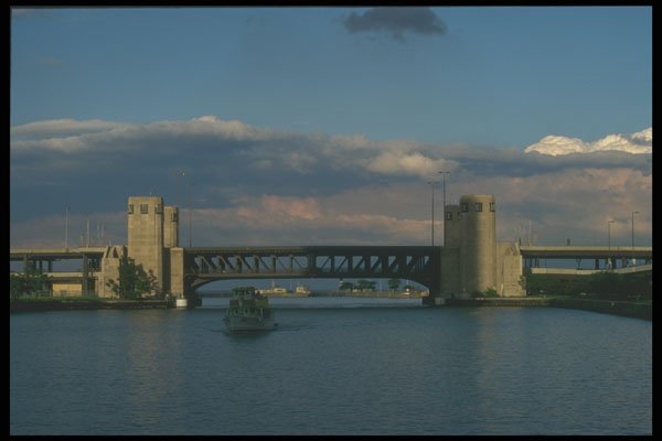 212073 Lakeshore Bridge A4 Photo Print
