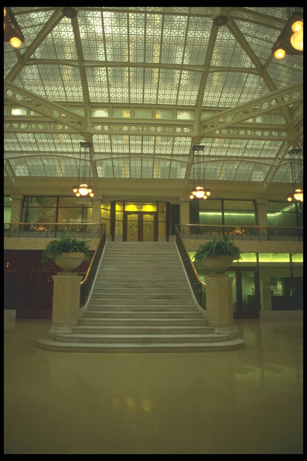 212075 Interior, The Rookery, S. La Salle St. A4 Photo Print