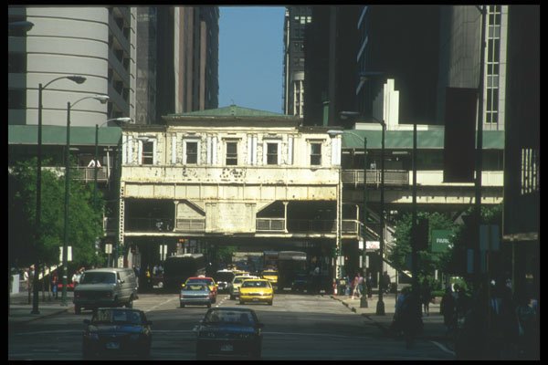 212079 Transit Station, Wells St. A4 Photo Print