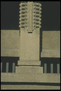 212095 Building Detail, Unity Temple, Oak Park A4 Photo Print