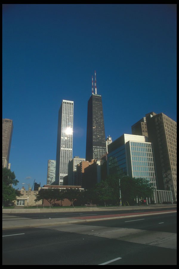 212099 John Hancock Center From Lakeshore Blvd. A4 Photo Print