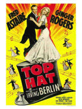 212K top hat fred astaire ginger rogers irvin berlin 2 Vintage Advert A4 Photo Print