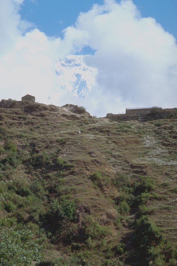 213002 Mt. Annapurna And Gandrung, Nepal A4 Photo Print