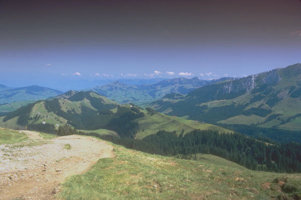213008 Alps, Near Appenzell, St. Gallen, Switzerland A4 Photo Print