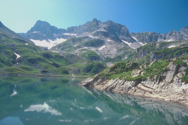 213024 Arlberg, Austria A4 Photo Print