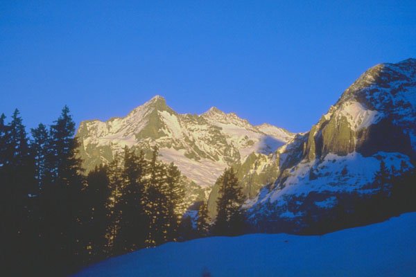 213036 Mt. Eiger At Sunset, Switzerland A4 Photo Print