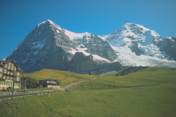 213057 North Face Of Eiger, Switzerland A4 Photo Print