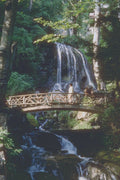 213067 Waterfalls, Switzerland A4 Photo Print