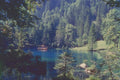 213074 Lac Blue, Switzerland A4 Photo Print