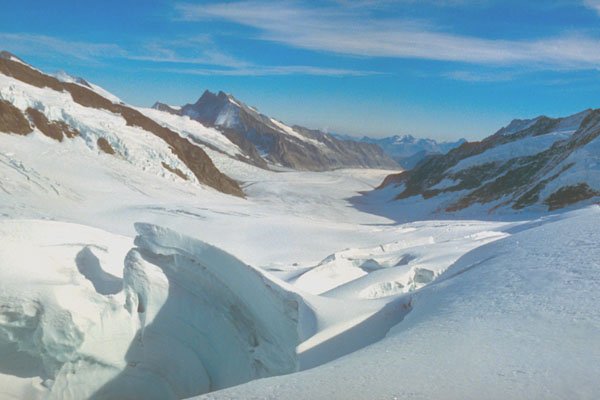 213079 Glacier, Switzerland A4 Photo Print