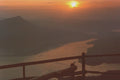 213087 Pilatus Sunset, Switzerland A4 Photo Print