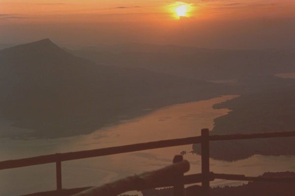 213087 Pilatus Sunset, Switzerland A4 Photo Print