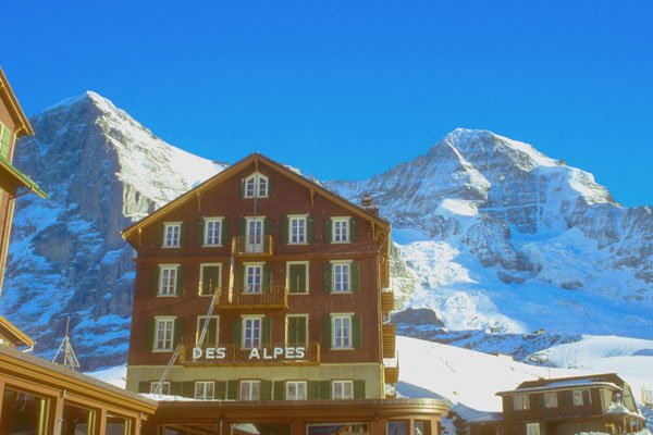213088 Kleine Scheidegg, Switzerland A4 Photo Print
