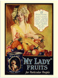2137K My Lady Fruits advert A4 Photo Print