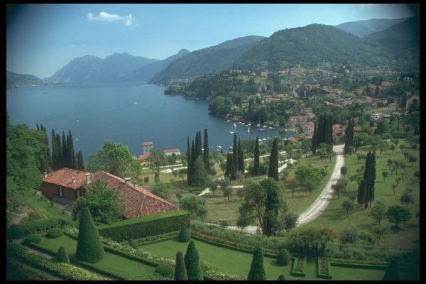 214033 Villa Serbelloni, Bellagio, Italy A4 Photo Print