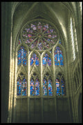 215001 Soissons Cathedral A4 Photo Print