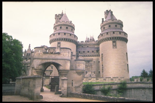 215036 Castle, Pierrefonds A4 Photo Print