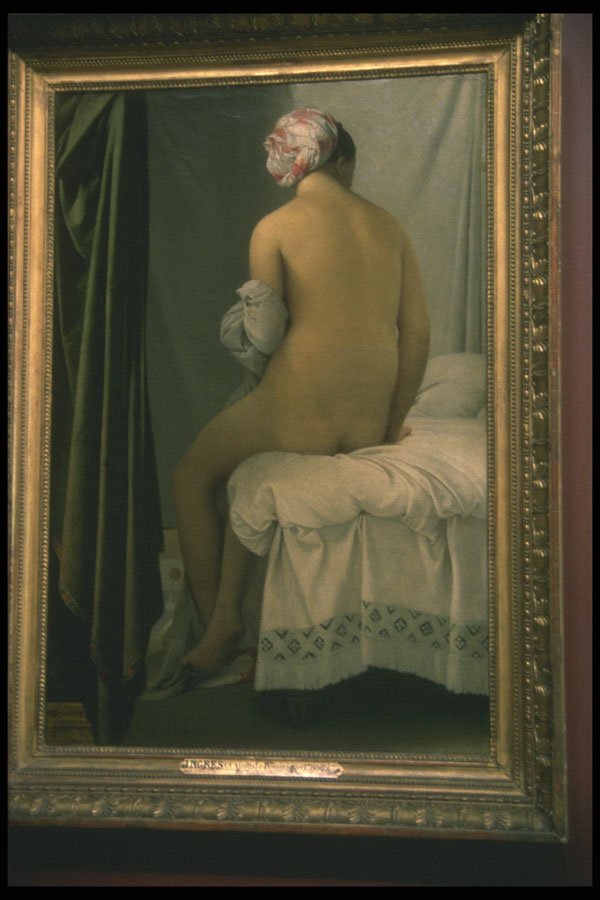 215077 Ingres' 'The Bather', The Louvre, Paris A4 Photo Print