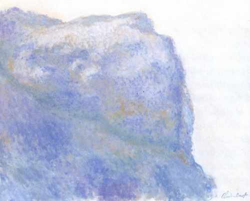 216 On The Cliff At Le Petit Ailly 1896 A4 Photo Print