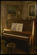 216020 Music Room, Buffalo Bill Home A4 Photo Print