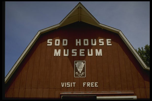 216023 Sod House Museum, Gothenburg, Nebraska A4 Photo Print