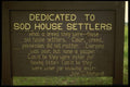 216025 Sod House Museum Sign, Gothenburg A4 Photo Print