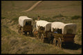 216029 Trail Ride Along Oregon Trail Ruts, Valley View Ranch A4 Photo Print