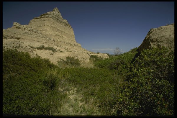 216048 Wagon Train Ruts From 1843, Scott's Bluff, Nebraska A4 Photo Print