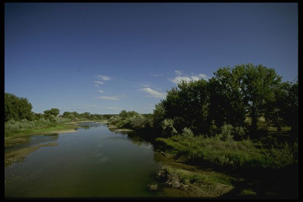 216051 The Platte River, Oregon Trail Landmark, Wyoming A4 Photo Print