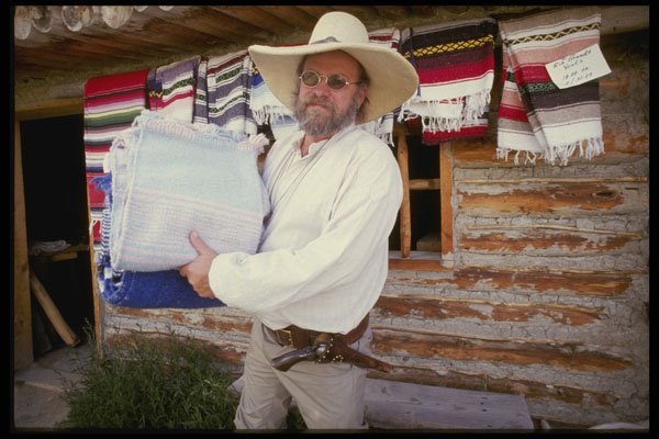 216059 Traditional Trader, Fort Bridger, Wyoming A4 Photo Print