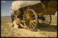 216071 Preparing Rear Wagon Wheels For A Steep Descent A4 Photo Print