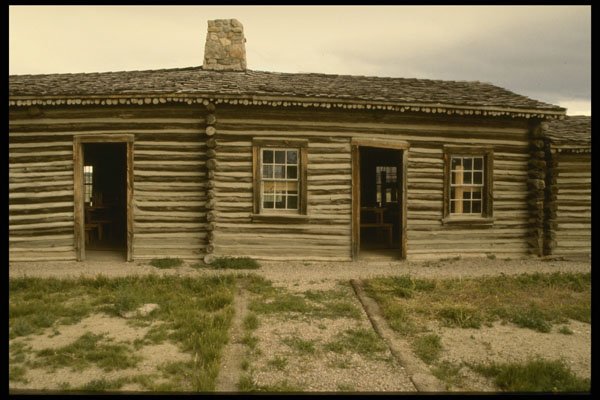 216078 Historic Fort Casper, Oregon Trail Outpost A4 Photo Print