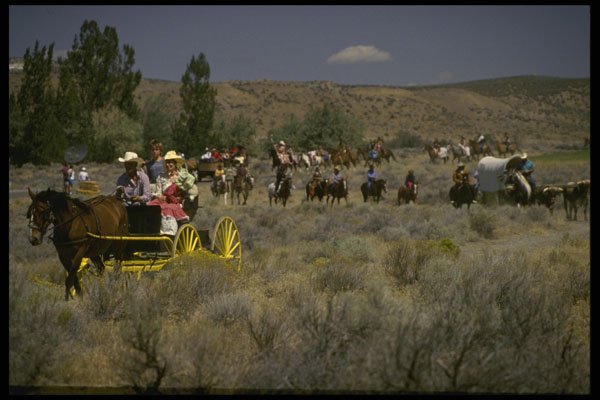 216082 Annual Glenn's Ferry Celebration Attracts Trail Devotees A4 Photo Print