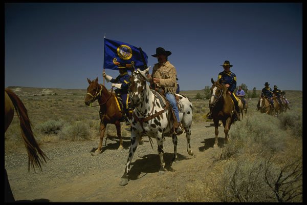 216083 Uniformed Cavalry In Civil War Era Attire A4 Photo Print