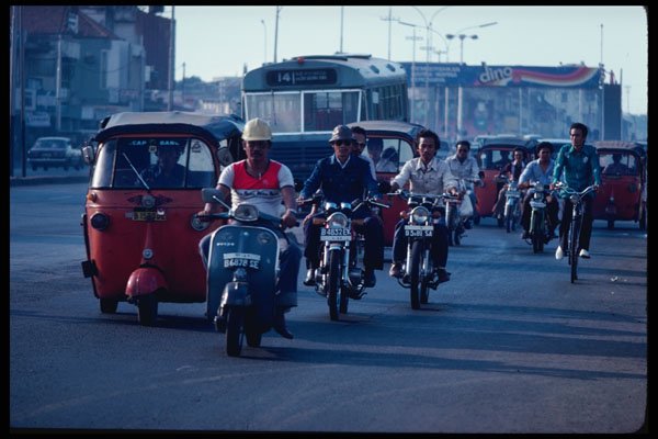 217006 Jakarta, Traffic A4 Photo Print