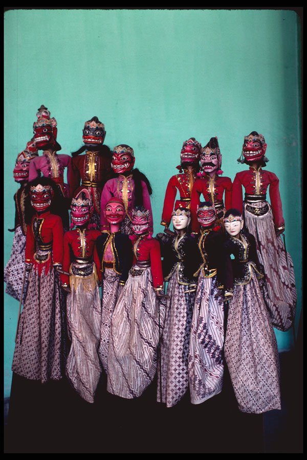 217020 Wayang Puppets A4 Photo Print