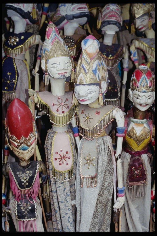 217023 Javanese Puppets A4 Photo Print