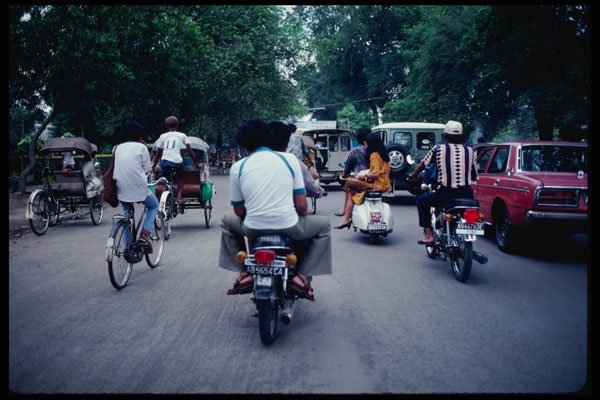 217031 Yogyakarta, Traffic A4 Photo Print