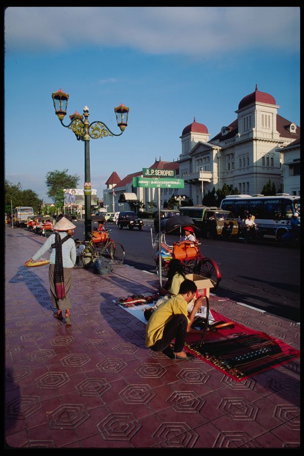 217034 Yogyakarta, A Major Intersection A4 Photo Print